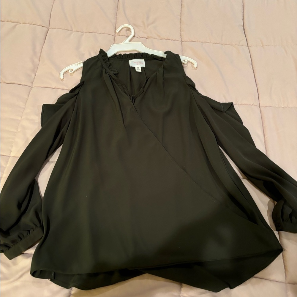 First Love green blouse